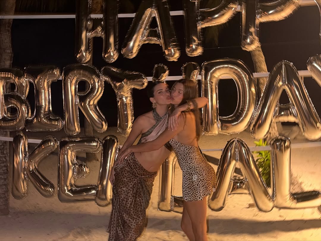 Kendall Jenner celebrated her 30th birthday with Hailey Bieber