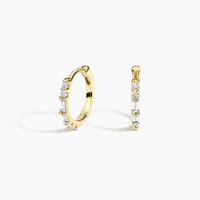 Brilliant Earth Allegra Diamond Hoop Earrings