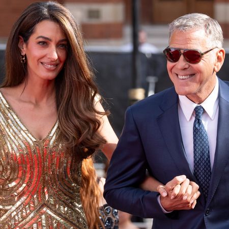 Amal Clooney wore a vintage gold gown from McQueen to the King's Trust Celebration