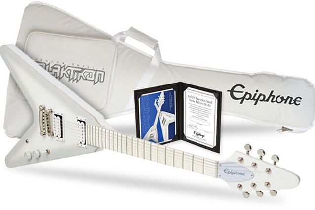 NAMM 2017: Epiphone Introduces Brendon Small Snow Falcon Outfit