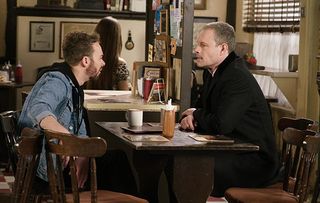 Nick warns David that Shona overheard them discussing some dodgy money