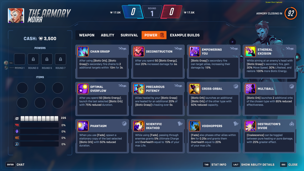 Moira power page