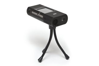 The bundled mini tripod isn't sturdy enough to keep the image still while you're poking the screen.