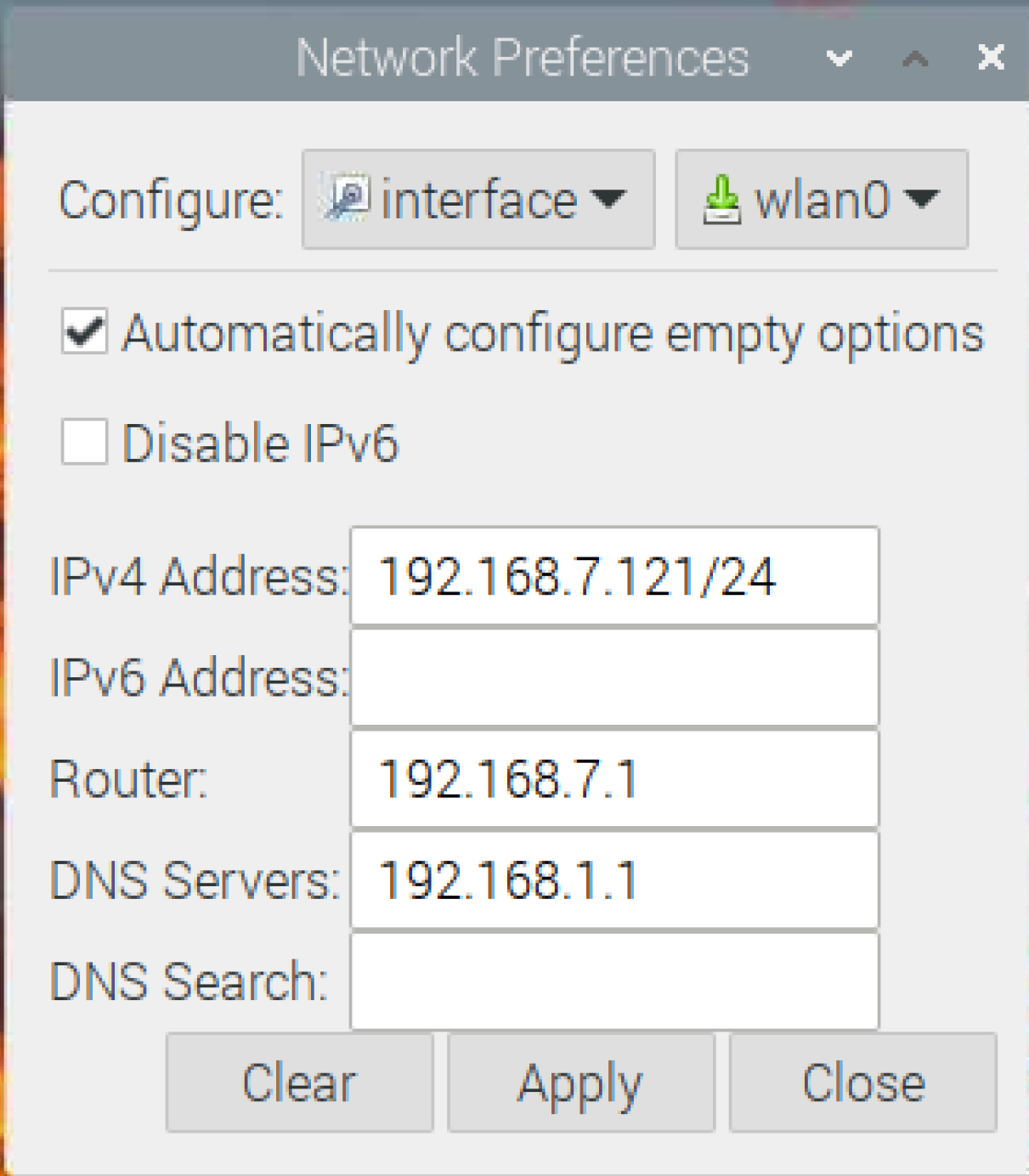 Geben Sie die entsprechenden IPs ein