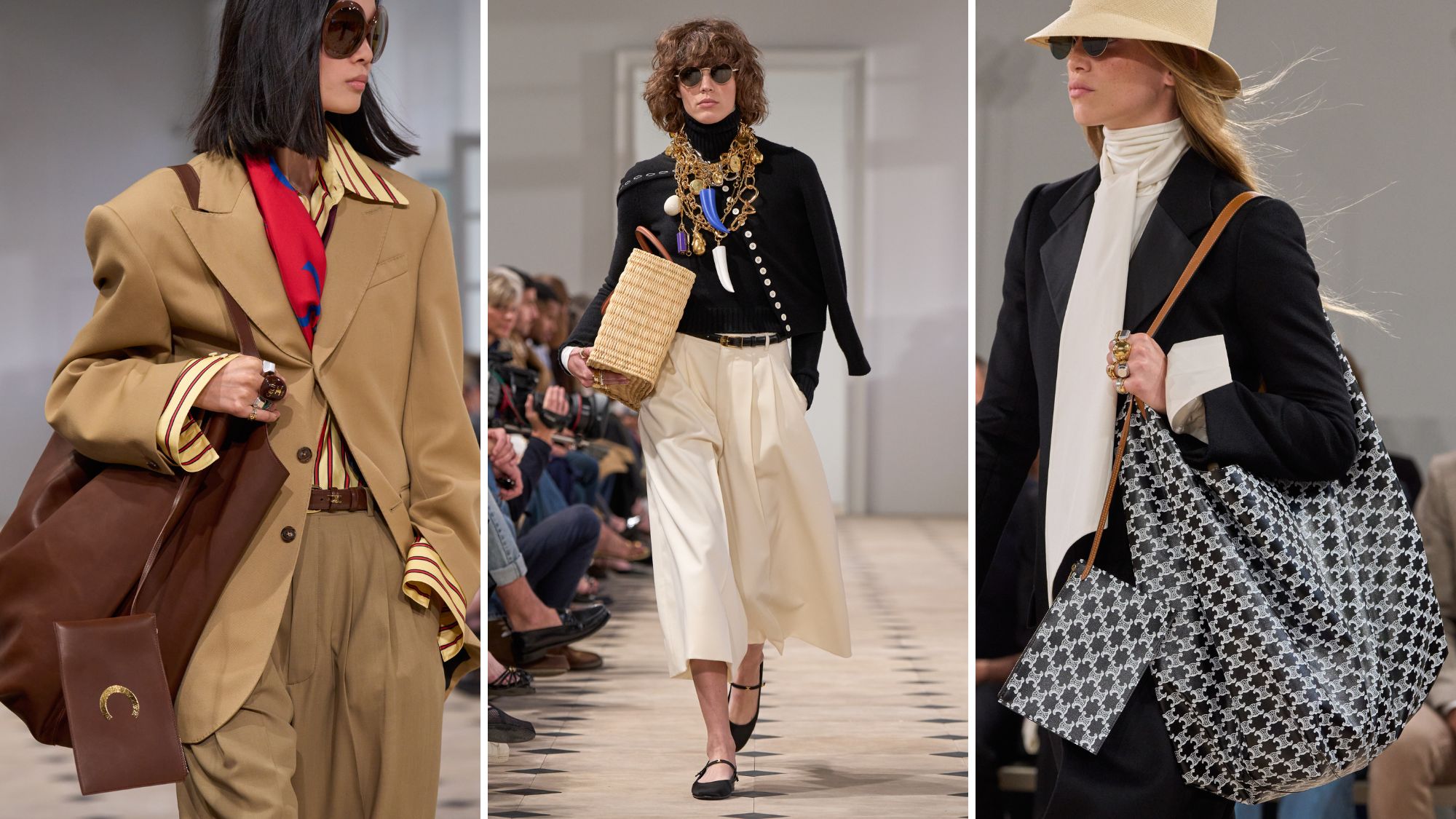 models in the celine spring 2026 show