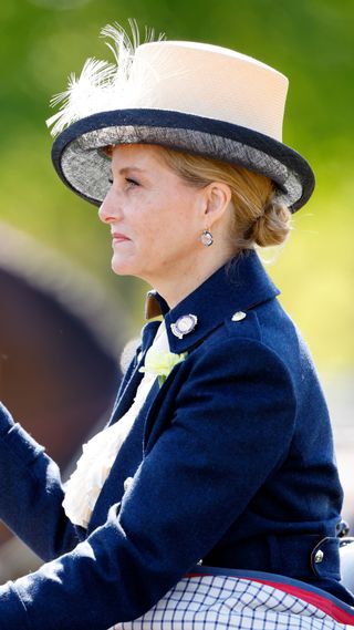 Sophie, Duchess of Edinburgh takes part in the carriage driving event on day 5 of the Royal Windsor Horse Show