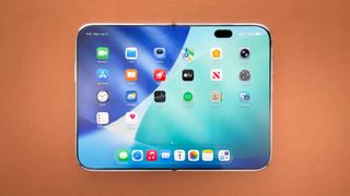 iPhone Ultra shown laying down open