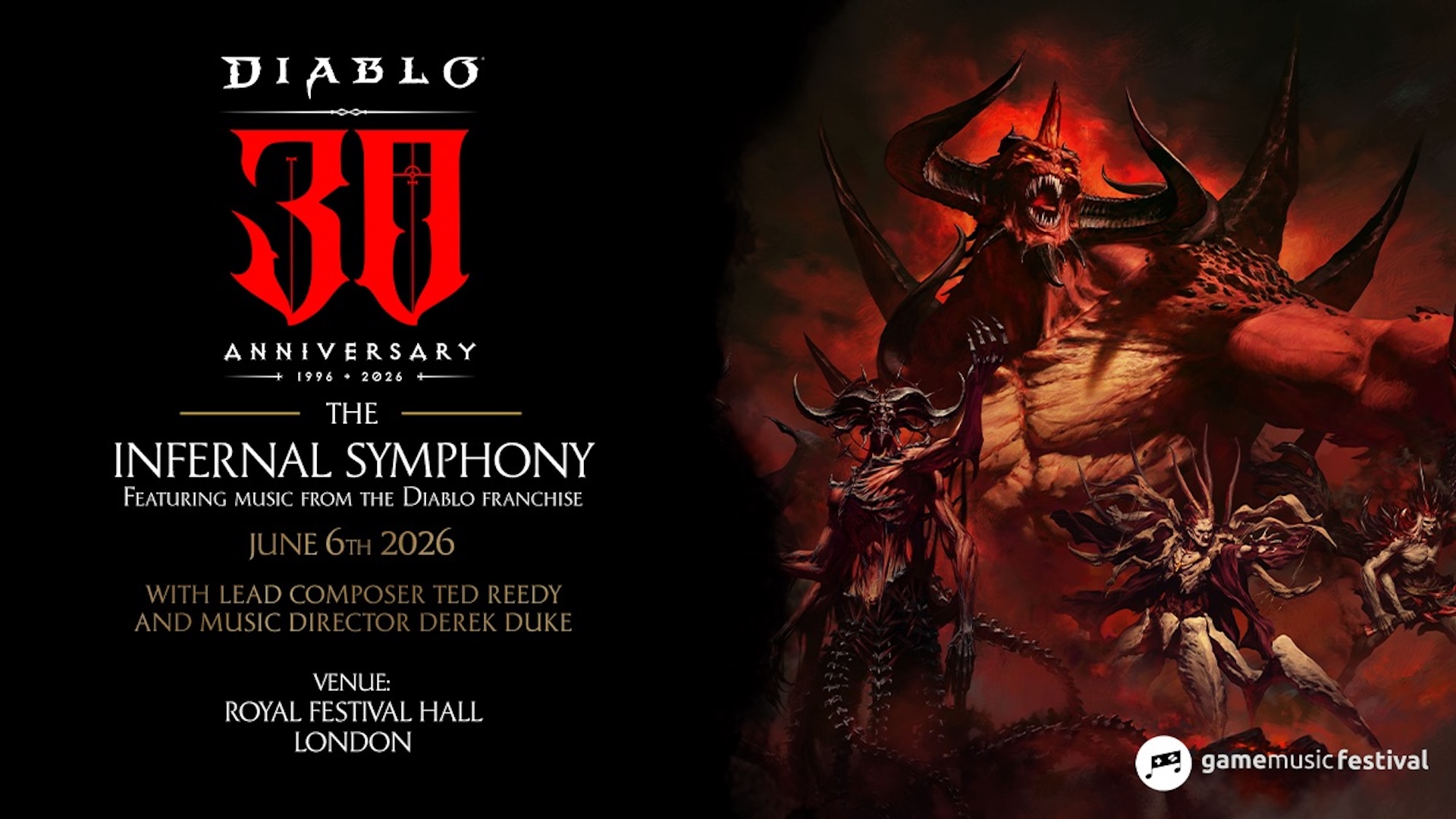 Diablo The Internal Symphony poster for London