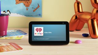 Amazon Echo Show 5 Kids playing family-safe music