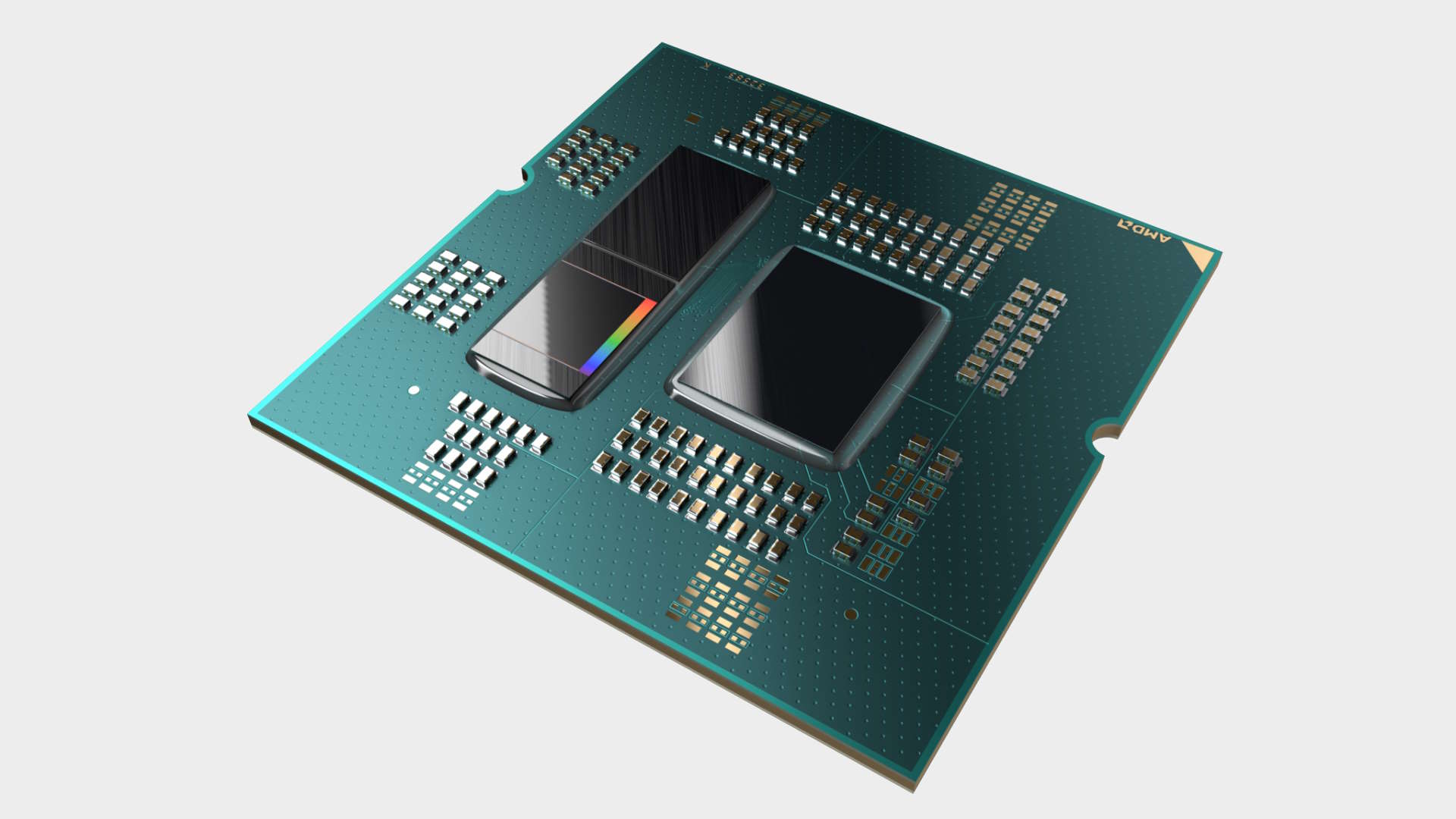 AMD Ryzen 7000X3D CPU without heatspreader