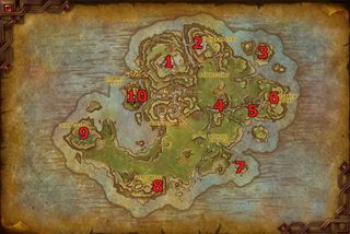 Isle of Dorne Skyriding Glyph locations