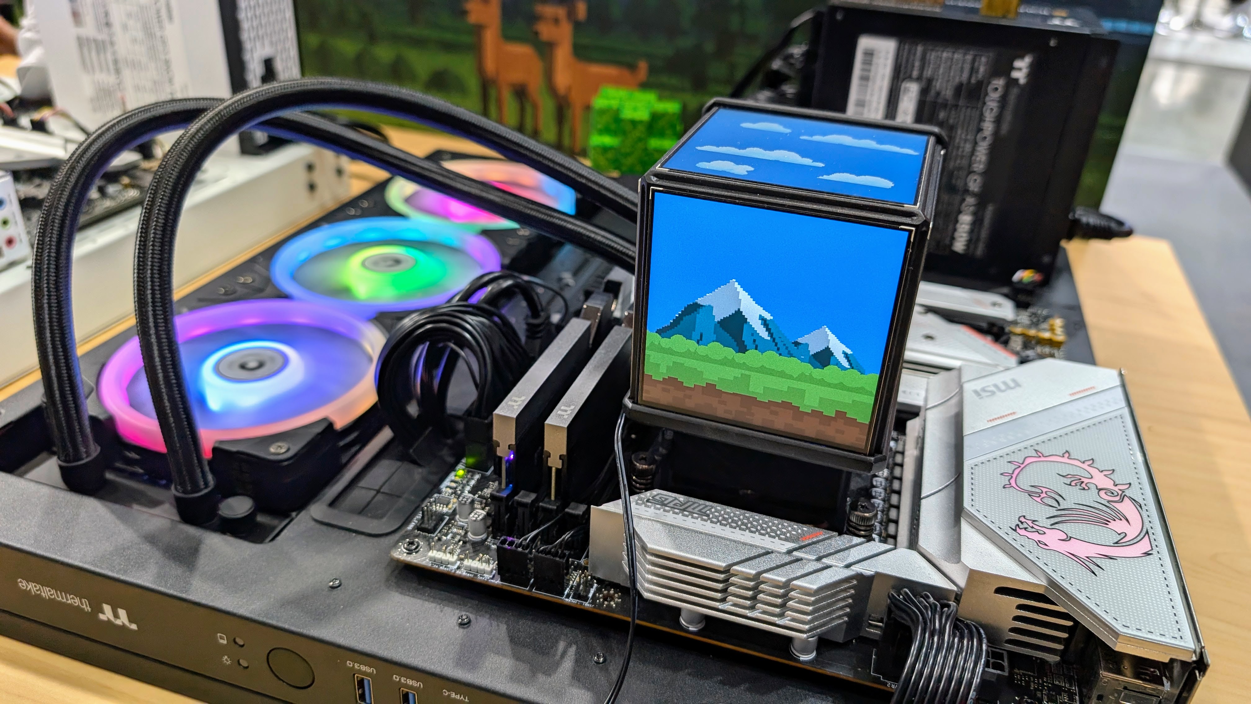 Thermaltake Minecube 360 Ultra AIO cooler at Computex 2025
