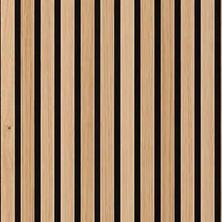 B&Q Acupanel contemporary oak acoustic wood slat wall panel