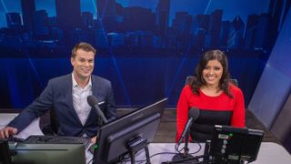 WGN News Now Chip Brewster and Christine Flores