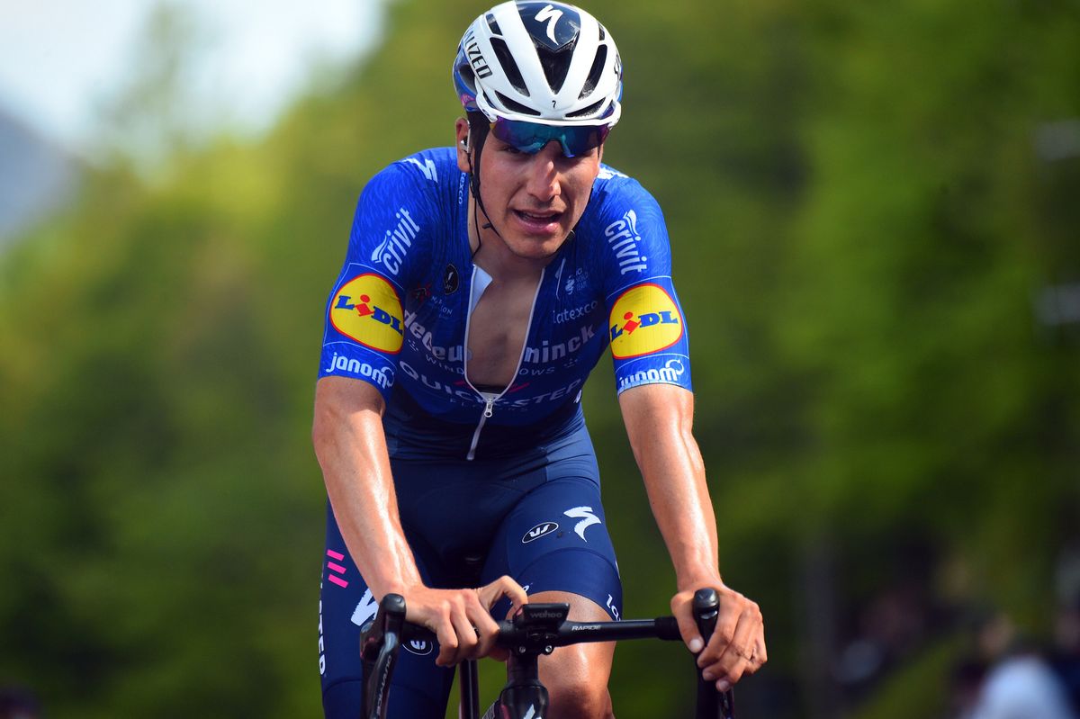 Giro d'Italia 2021 - 104th Edition - 19th stage Abbiategrasso - Alpe di Mera 166 km - 28/05/2021 - Joao Almeida (POR - Deceuninck - Quick-Step) - photo Dario Belingheri/BettiniPhoto&Acirc;&copy;2021