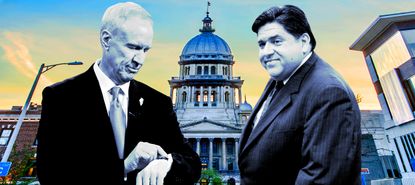 Bruce Rauner and J.B. Pritzker.