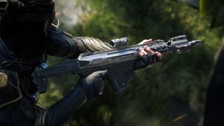 A player wields the Grimhawk in Call of Duty: Black Ops 7