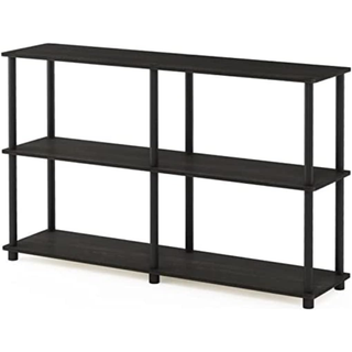 black horizontal shelf 3-tier