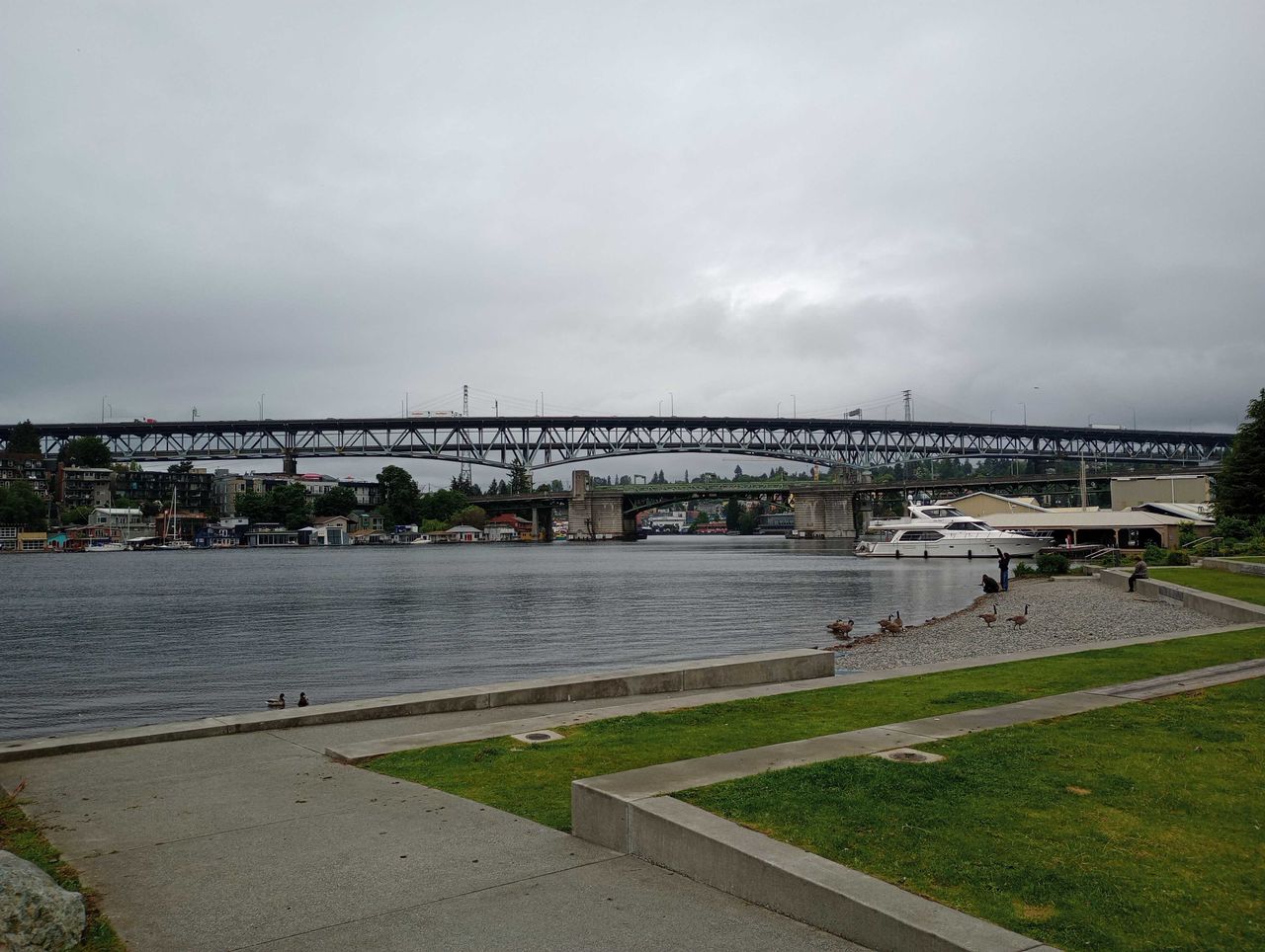 Bridge on an overcast day