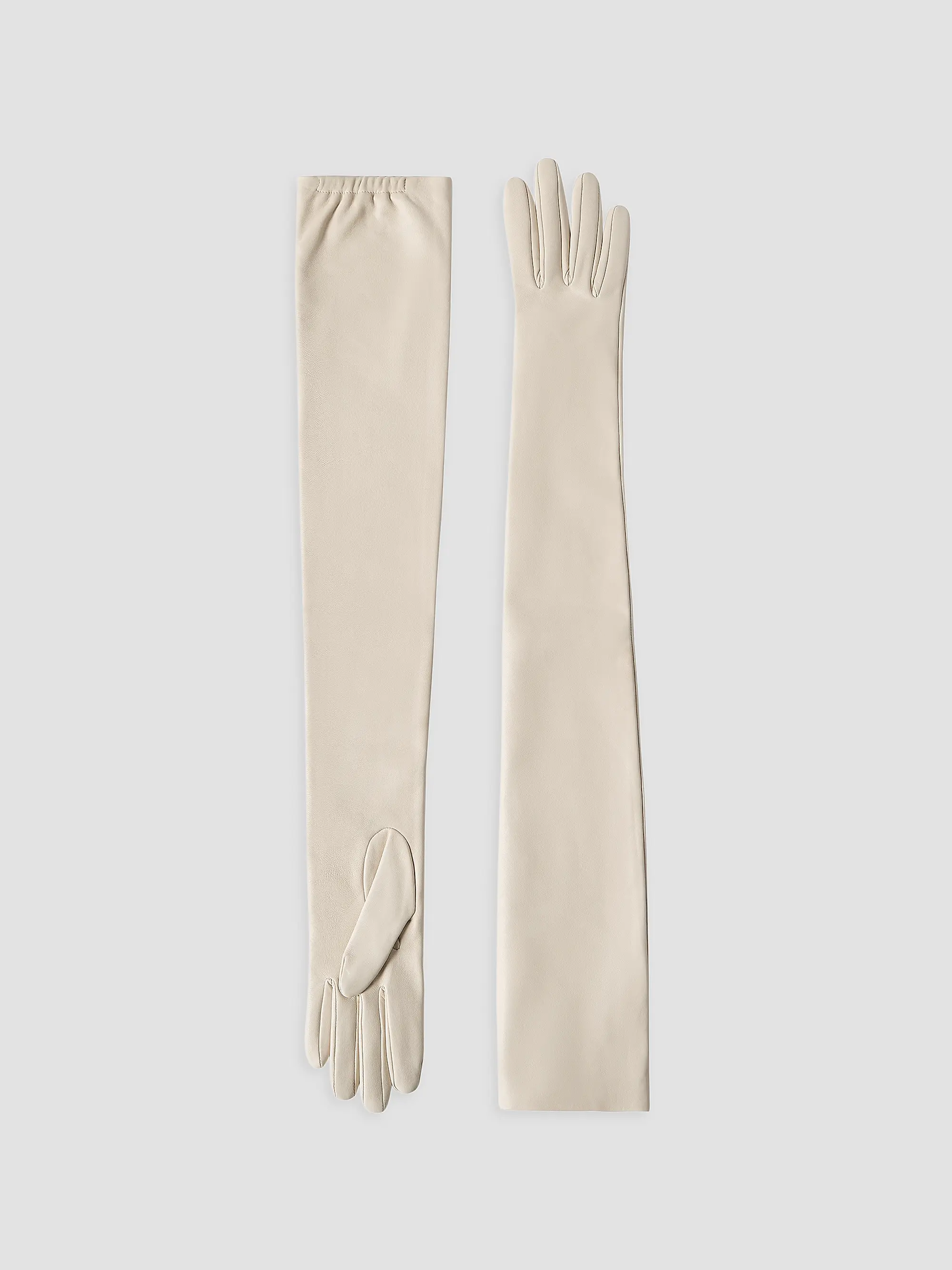 Nappa Leather Long Gloves