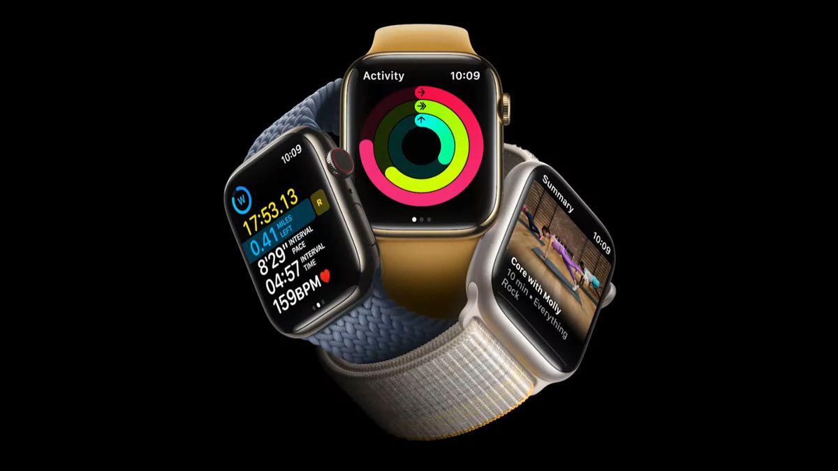 Apple Watch Series 8 - three of them