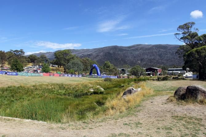 The event village at Crackenback