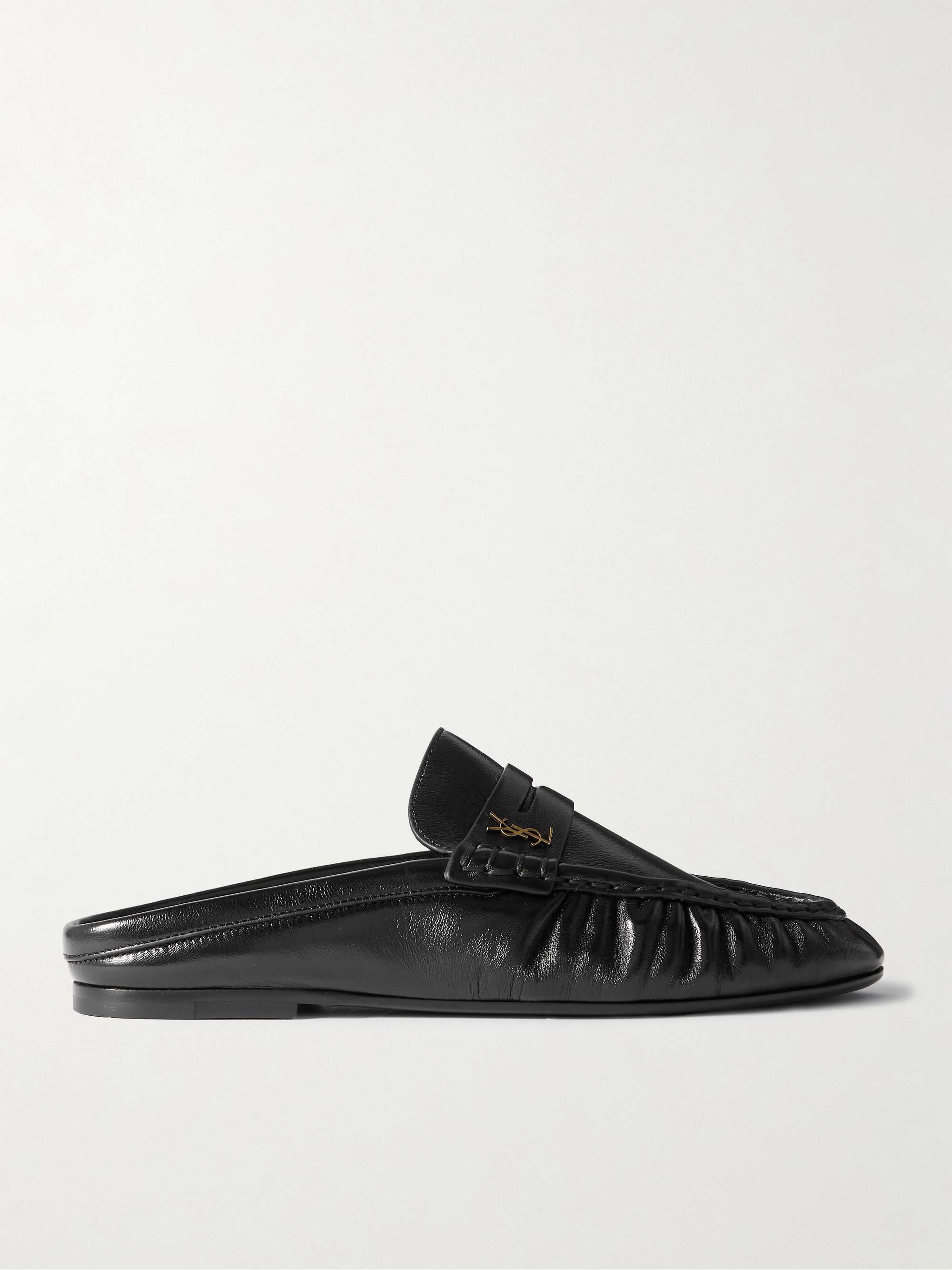 Le Loafer Logo-Embellished Mules