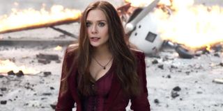 Elizabeth Olsen in Captain America: Civil War.