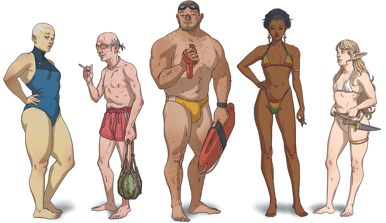 How street fashion photography inspired this video game concept artist's character designs