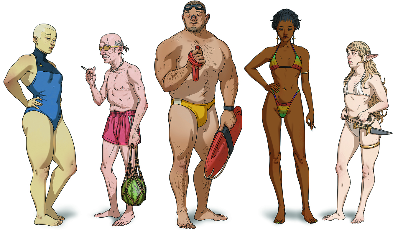 How street fashion photography inspired this video game concept artist's character designs