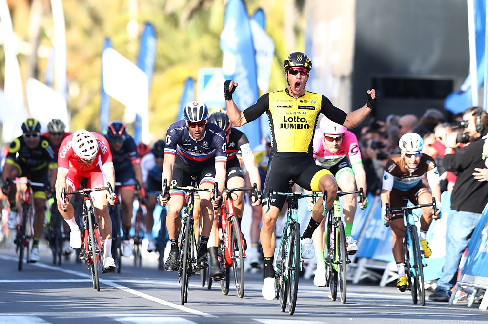 Danny van Poppel (LottoNl-Jumbo) wins the opening stage