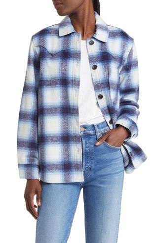 Tripp Plaid Flannel Shirt Jacket