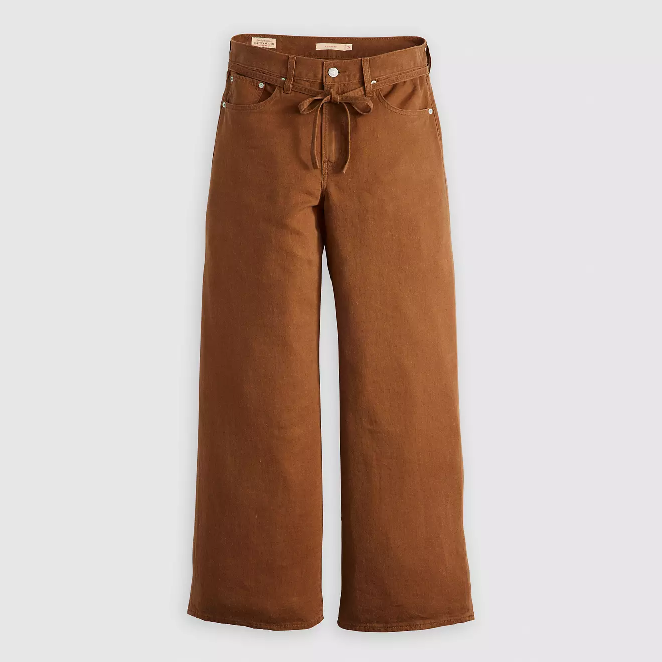 Xl Baggy Straight Linen Blend Women&#039;s Pants