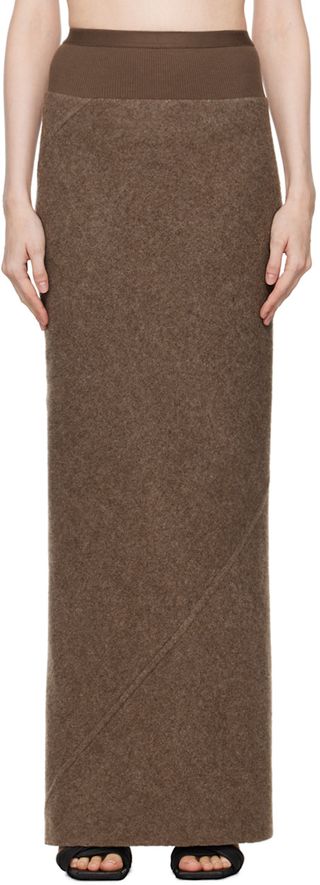 Brown Porterville Coda Maxi Skirt