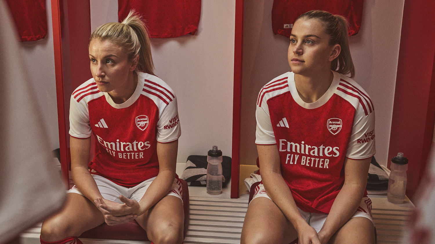 Arsenal's 2025/26 Adidas kit launch photoshoot