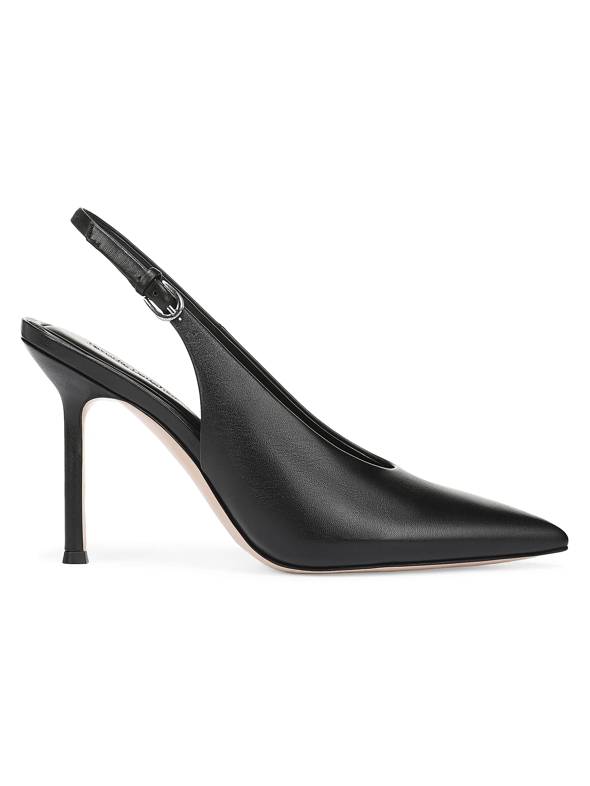 Bombas Slingback de couro Remy 95 mm