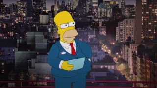 Homer Simpson on The Late Show with David Letterman