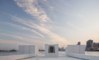 ... where visitors will find the 1,050-pound bronze bust of President Roosevelt created by artist Jo Davidson.