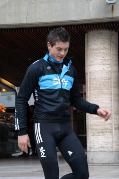 Ben Swift was the first of the Sky riders to take on the challenge