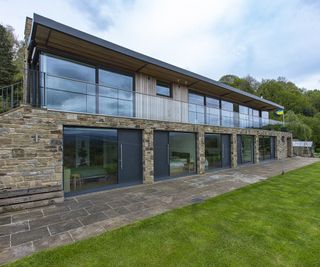 contemporary self build with timber cladding