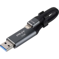 PNY 64GB DUO LINK iOS USB 3.0 OTG Flash Drive |$21.99now $17.99 at Amazon