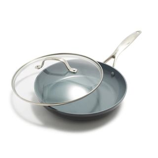 Oxo 9.5 Ceramic Pro Non-stick Skillet With Lid Gray : Target