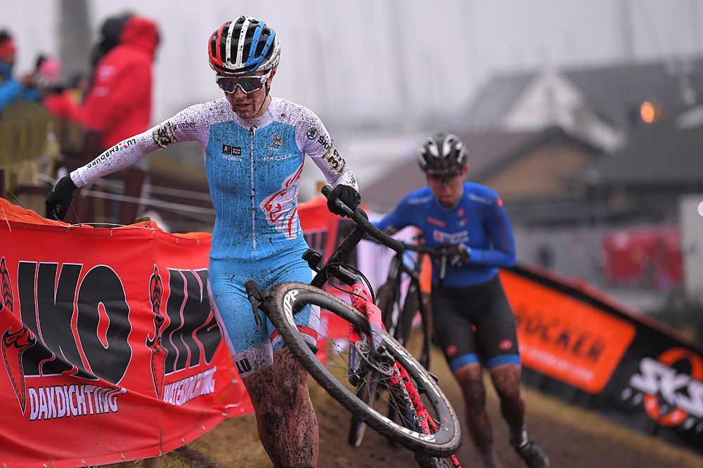 Christine Majerus (Luxembourg) at UCI Cyclo-cross World Championships in Bogense