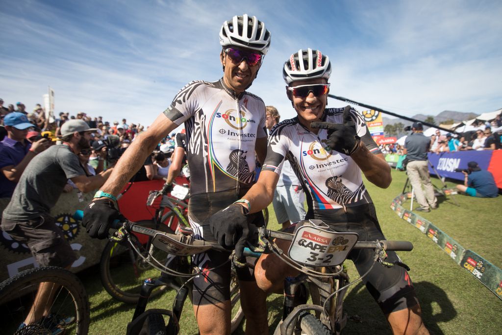 Christoph Sauser and and Jaroslav Kulhavy (Investec-Songo-Specialized)