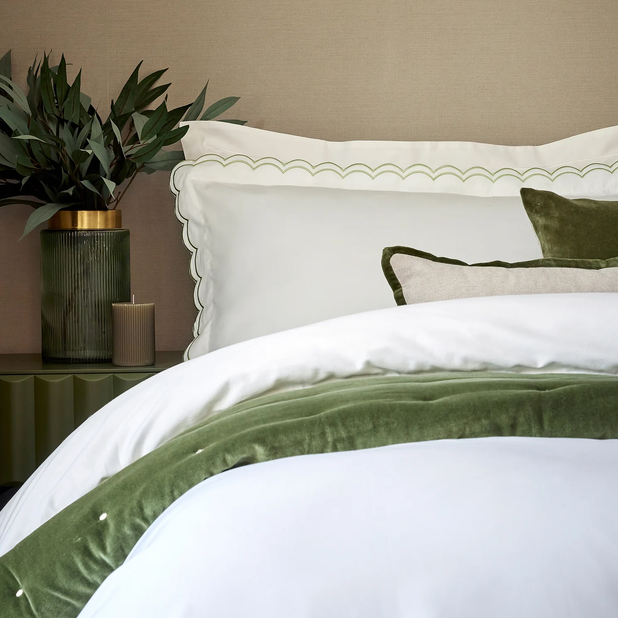 Christy Scallop Edge Duvet Se