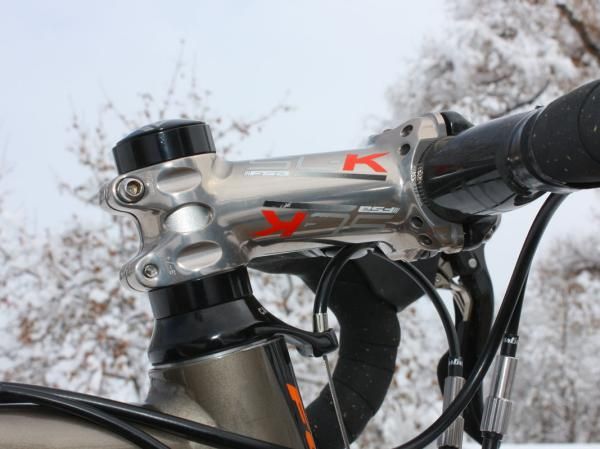 The FSA SL-K stem features a trick new finish for '10.