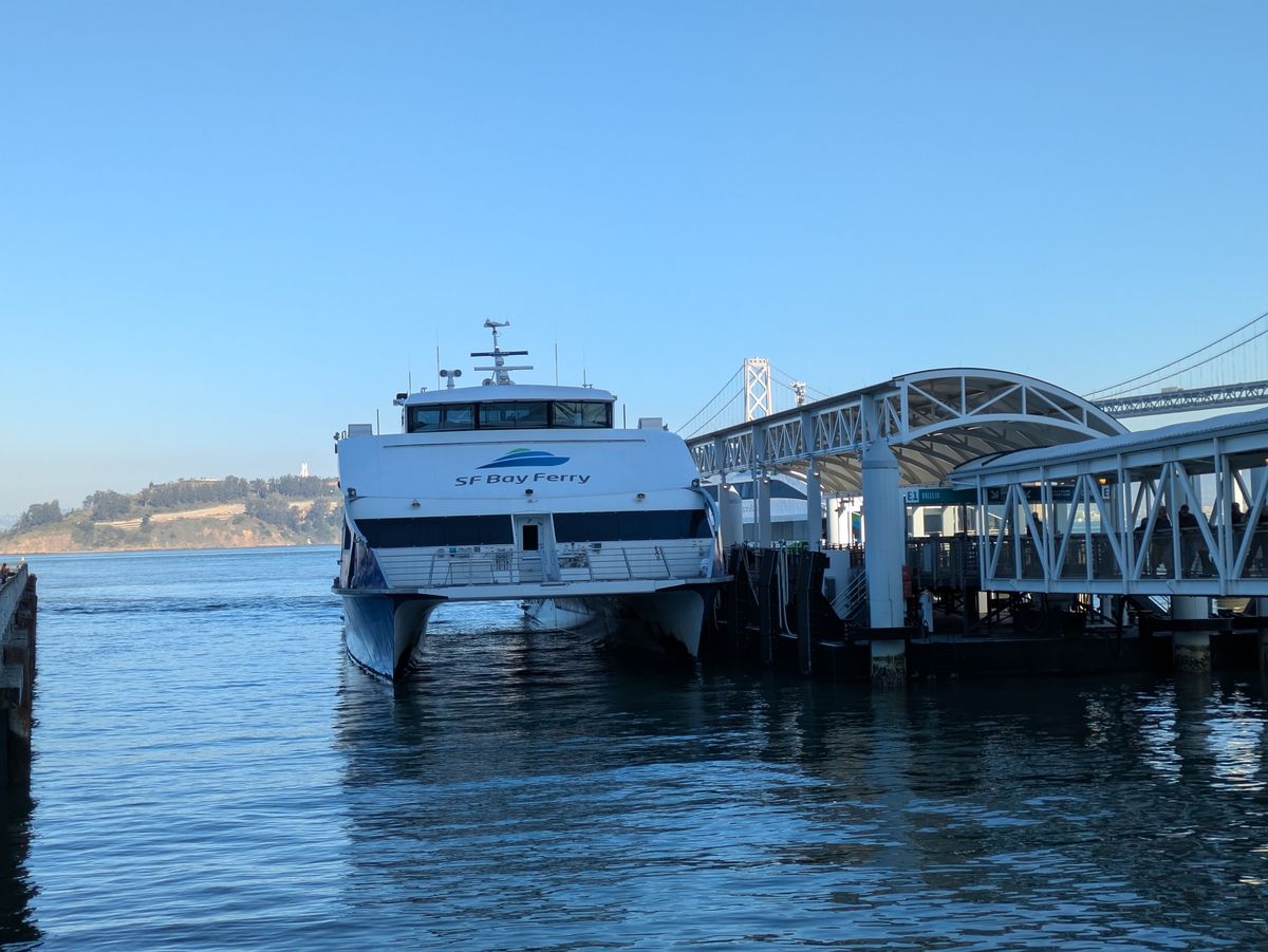 Ferry at 2x zoom by Pixel 8a