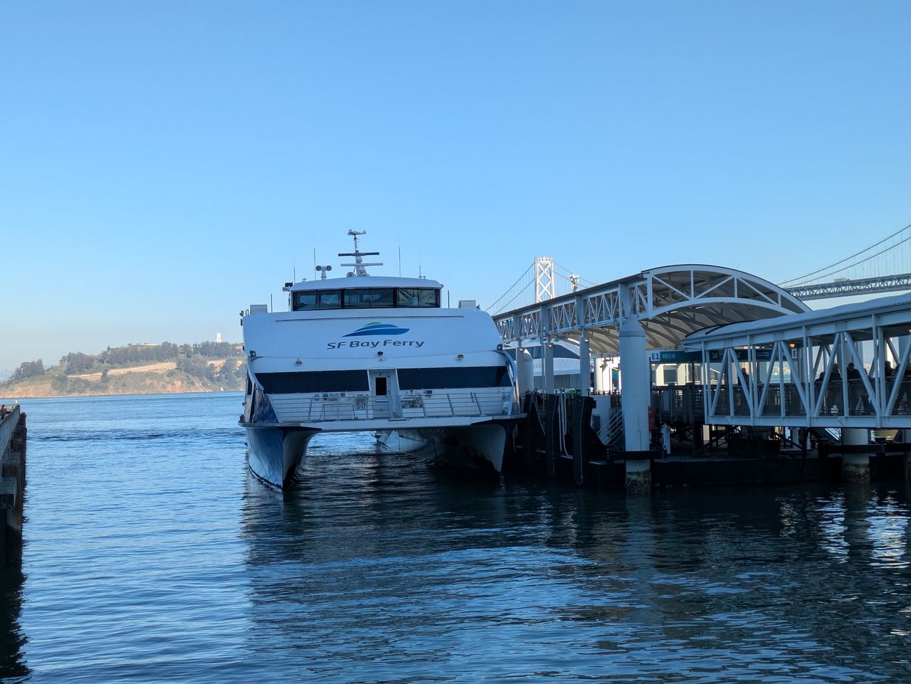 Ferry at 2x zoom by Pixel 8a