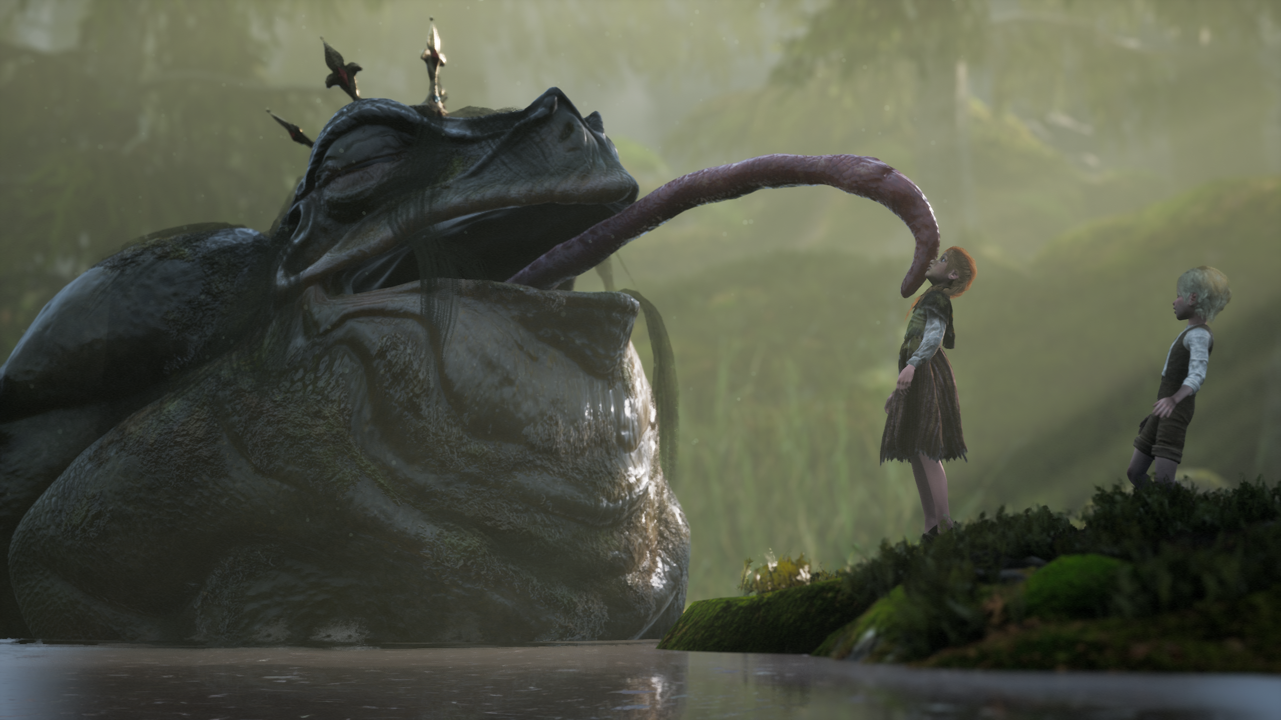 A giant toad 