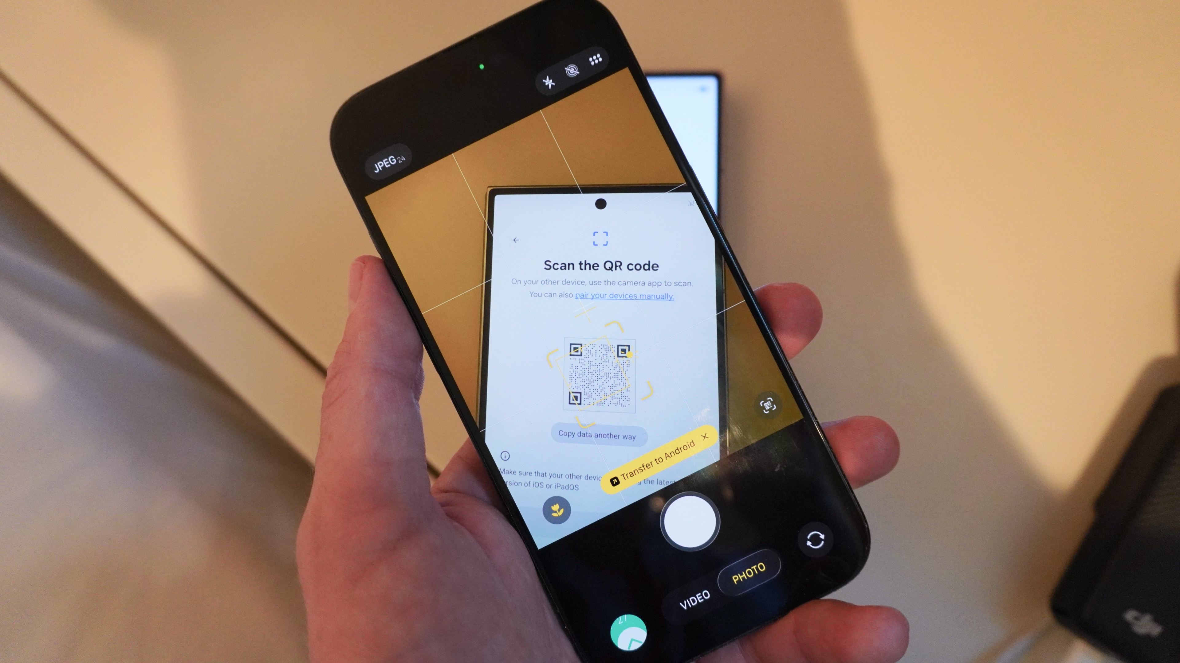ابزار مهاجرت اندروید 17 iOS